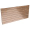 Wooden wall | made of 20 mm thick solid wood | Dimensions: 1.00 x 2.00 mStable construction due to nailed-on cross connectors